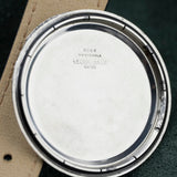 Montre vintage Jaeger Lecoultre E159, calibre P478, vue du fond de boitier