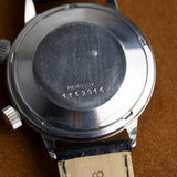 Fond de boîte gravé Memovox avec numéro, Jaeger-LeCoultre E855, montre ancienne