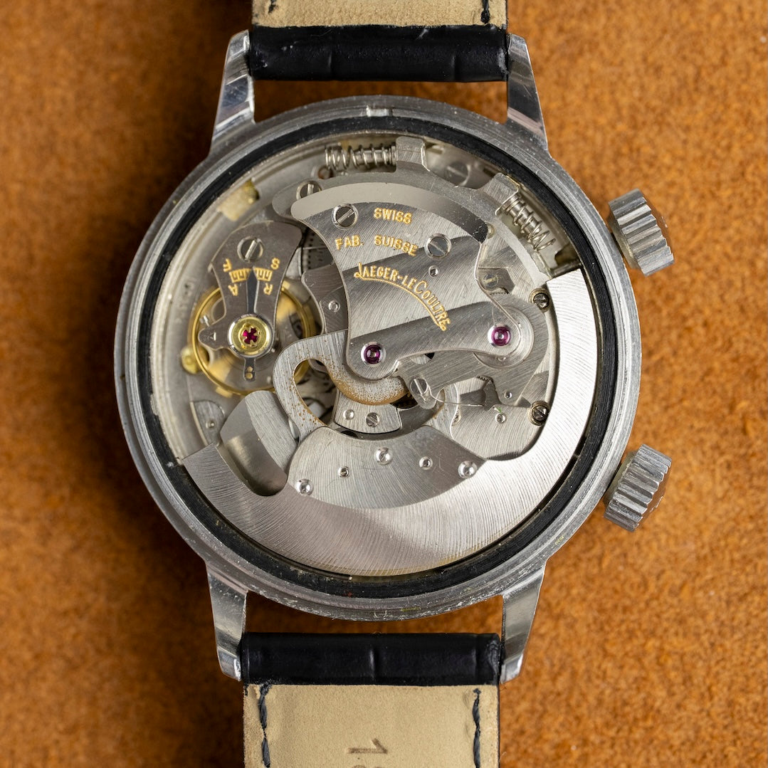 Mouvement automatique Jaeger-LeCoultre calibre K825 à fonction réveil, montre vintage
