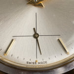 Small seconds and Swiss Made text on the Omega 2639-12 dial, vintage watch