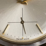 Small seconds and Swiss Made text on the Omega 2639-12 dial, vintage watch