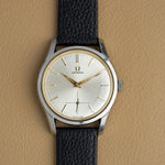 Vintage Omega Jumbo 2639-12 front view, small seconds at 6 o'clock