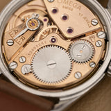 Mouvement Omega calibre 266 à remontage manuel de la Jumbo 1952, montre vintage