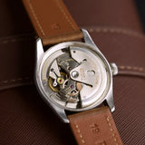Tudor Oyster Prince abierto, movimiento automático visible, reloj antiguo