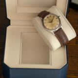 Écrin montre vintage bleu marine forme octogonale Vintage Watch Spirit