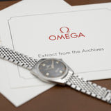 Omega Seamaster Ranchero avec son extrait des archives Omega, montre vintage