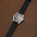 Omega Seamaster Ranchero vintage sur bracelet cuir noir