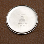 Intérieur du fond de boîte gravé 2990 1SC de l'Omega Seamaster Ranchero, montre vintage