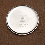 Intérieur du fond de boîte gravé 2990 1SC de l'Omega Seamaster Ranchero, montre vintage