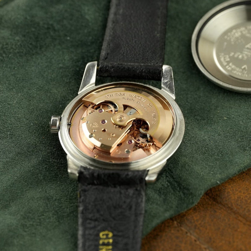 Movimiento automático Omega calibre 503 del Seamaster Calendar, reloj antiguo