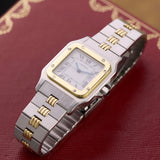 Cartier Santos Carrée 2961 Godron 1990