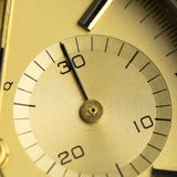 Contador de minutos del cronógrafo Zenith El Primero, detalle guilloché, reloj vintage
