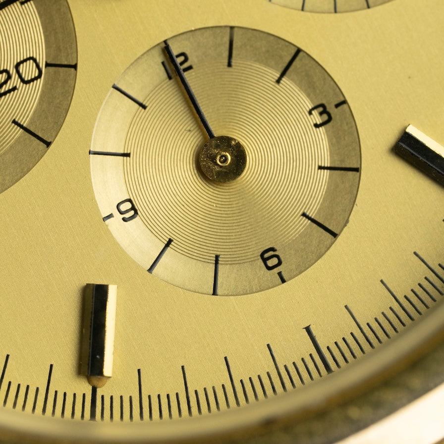 Contador de horas del cronógrafo Zenith El Primero Surf, reloj vintage